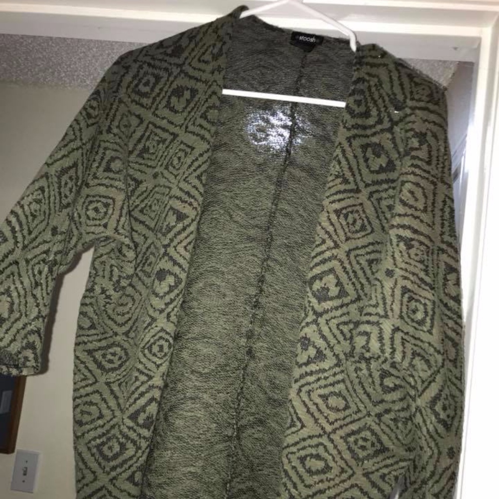 Green Short Cardigan